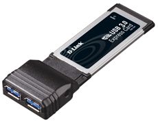 D-Link DUB-1320 - 2-портовый USB 3.0 адаптер для шины ExpressCard D-Link DUB-1320 - 2-портовый USB 3.0 адаптер для шины ExpressCard